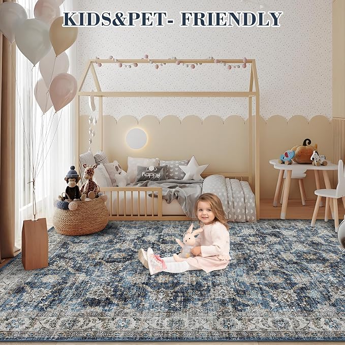 GarveeHome Washable Runner Rug 2.5x10 Entryway Rug, Low Pile Stain Resistant - Image 8