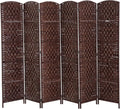 HOMCOM Room Divider 6 Panel, 6FT Tall Folding Privacy Screen, Freestanding by HOMCOM