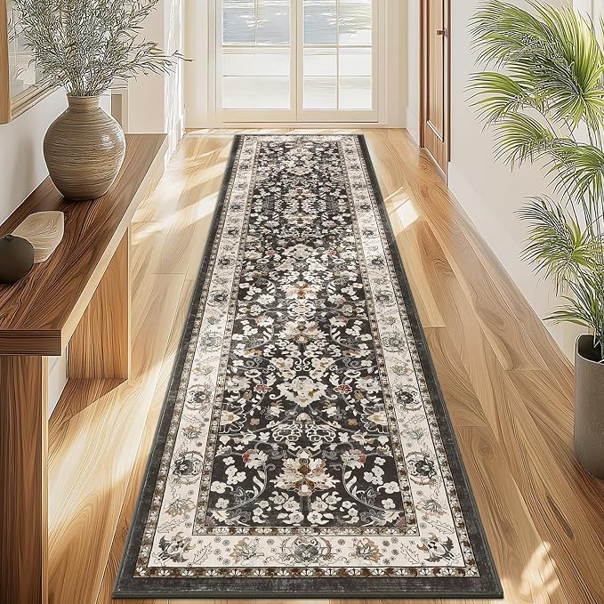 LOKHOM Washable Runner Rug, 2x8 Non Slip Vintage Hallway Runner Rug - Image 3