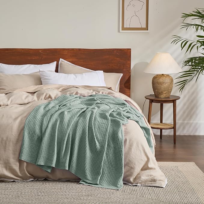 Bedsure Gentlesoft 100% Cotton Blanket King Size - Image 7