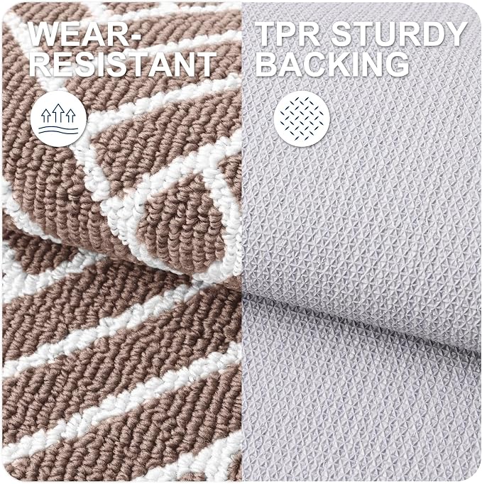 OLANLY Runner Indoor Door Mat, 70x23 Inch, Dirt Resistant and Absorbent - Image 3