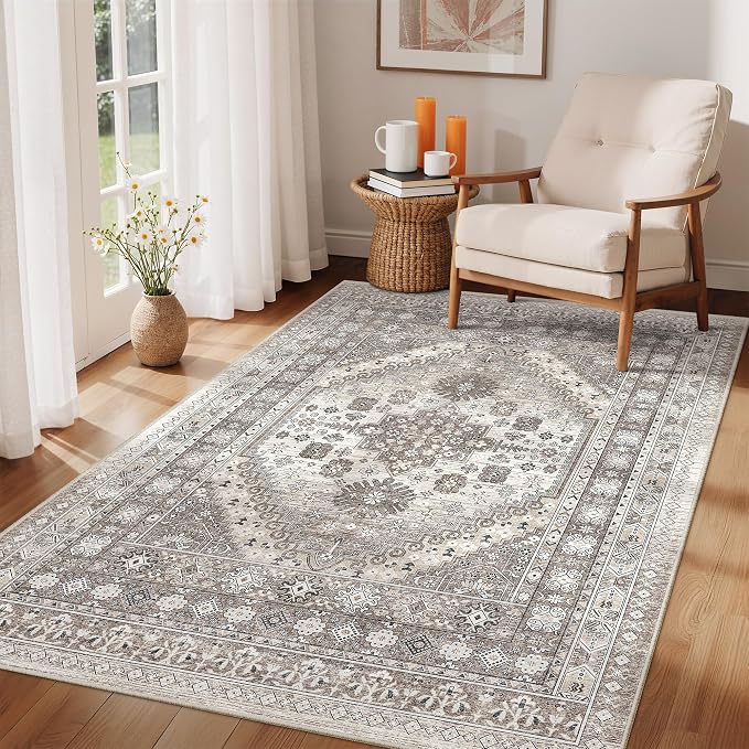 zesthome 3x5 Area Rug Ultra Soft Washable Rug, Non Slip Area Rug Indoor Entrance - Image 4