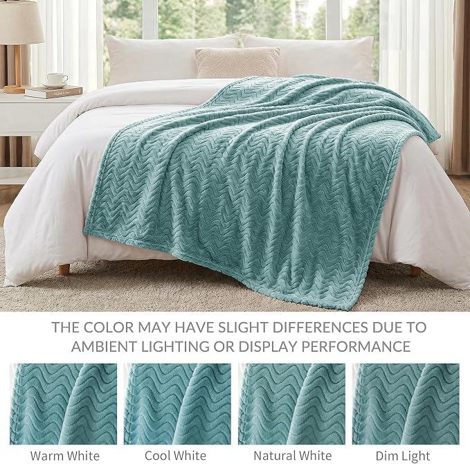Exclusivo Mezcla King Blanket for Bed, Cozy Lightweight Fleece Blankets for All - Image 5