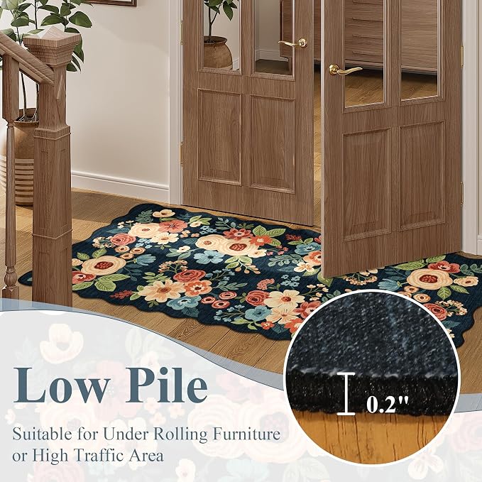 DUKINO 2x10 Runner Rug for Hallway, Washable Kitchen Rug - Image 8