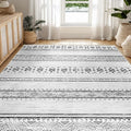BESTSWEETIE 6x9 Area Rugs for Living Room Washable Moroccan Farmhouse Neutral by BESTSWEETIE