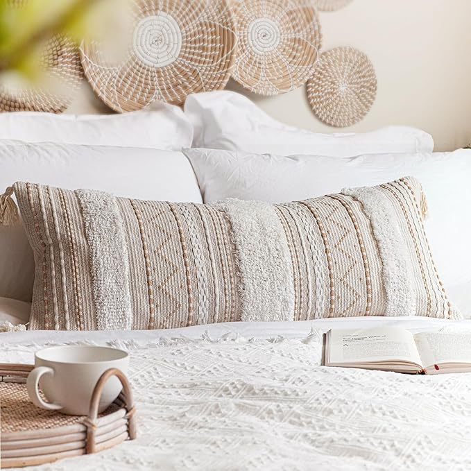 BlissBlush 14x36 Lumbar Pillow Cover by BlissBlush