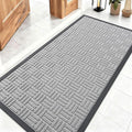 OLANLY Front Door Mat Outside Entrance 47x23, Heavy Duty Sturdy Natural Rubber by OLANLY