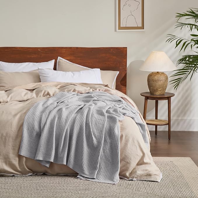 Bedsure Gentlesoft 100% Cotton Blanket King Size - Image 7
