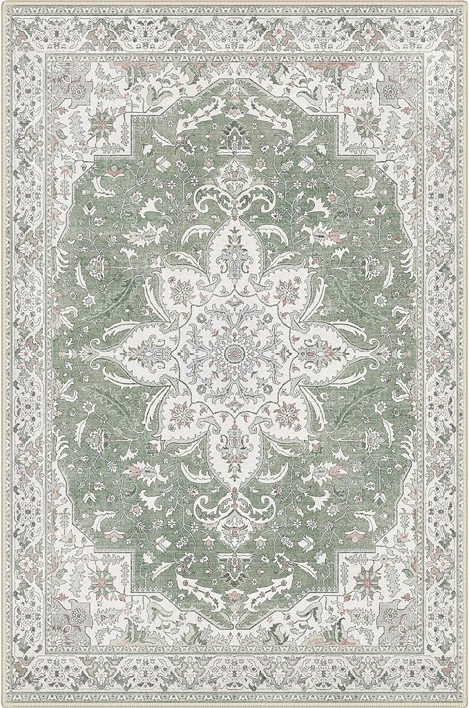 GENIMO 5X7 Washable Vintage Area Rugs - Image 9