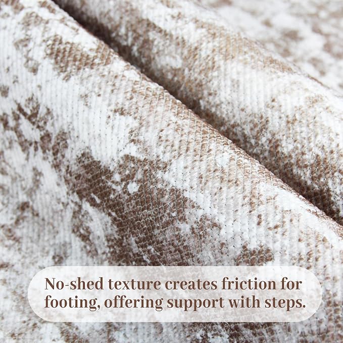 Non Slip Floor Runners for Dogs 2.6x14 Washable Runner Rug Abstract, Joint - Image 4