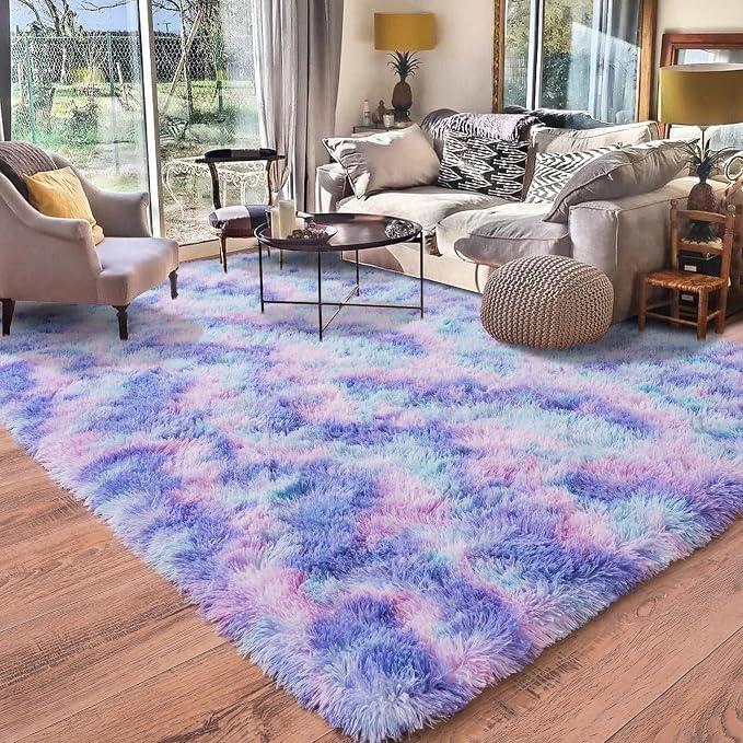Rugs for Bedroom 4x6, Soft Shaggy Modern Shag Area Rug for Living Room - Image 8