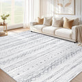 cotiled 10x12 Area Rug Living Room: Washable Boho Rugs by COTILED