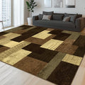 Modern Geometric Patchwork Indoor Area Rug by Unknown