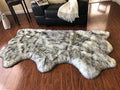 Free Shape Luxury Soft Fluffy Shag Area Rug Triple Side by Side 3'x6', 90x180cm by LAMBZYRUGS