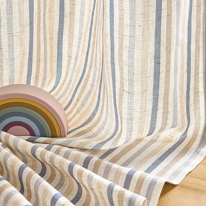 jinchan Colorful Linen Curtains - Image 5