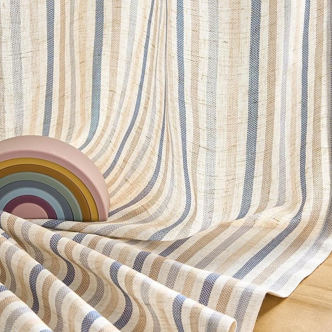 jinchan Colorful Linen Curtains - Image 5