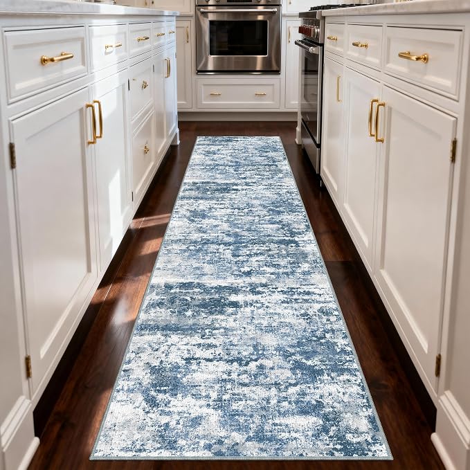 Non Slip Floor Runners for Dogs 2.6x8 Washable Runner Rug Abstract, Joint - Image 8