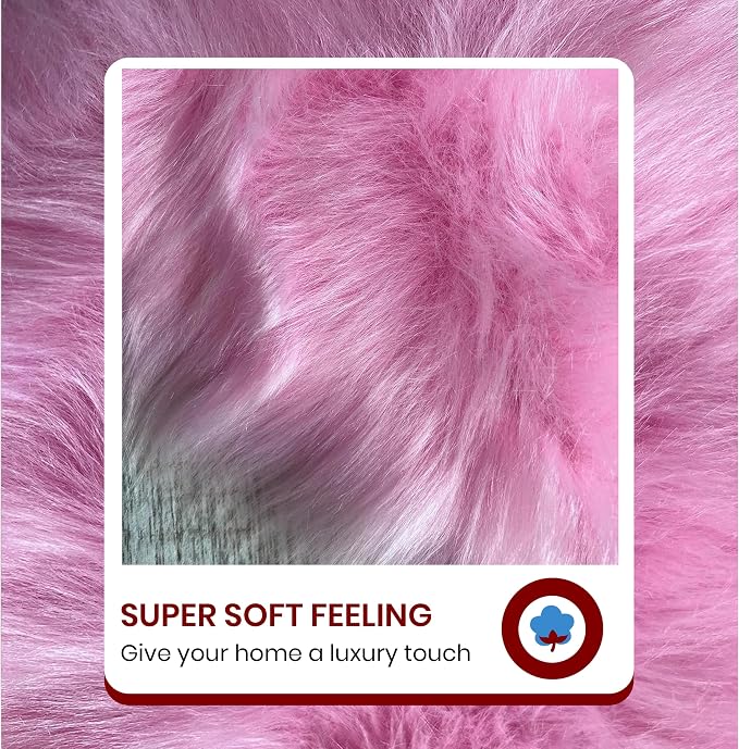 Free Shape Luxury Soft Fluffy Shag Area Rug Double Side by Side 3'x4', 90x120cm - Image 5