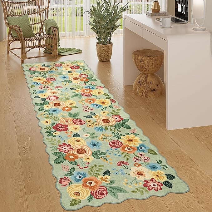 DUKINO 2x10 Runner Rug for Hallway, Washable Kitchen Rug - Image 7