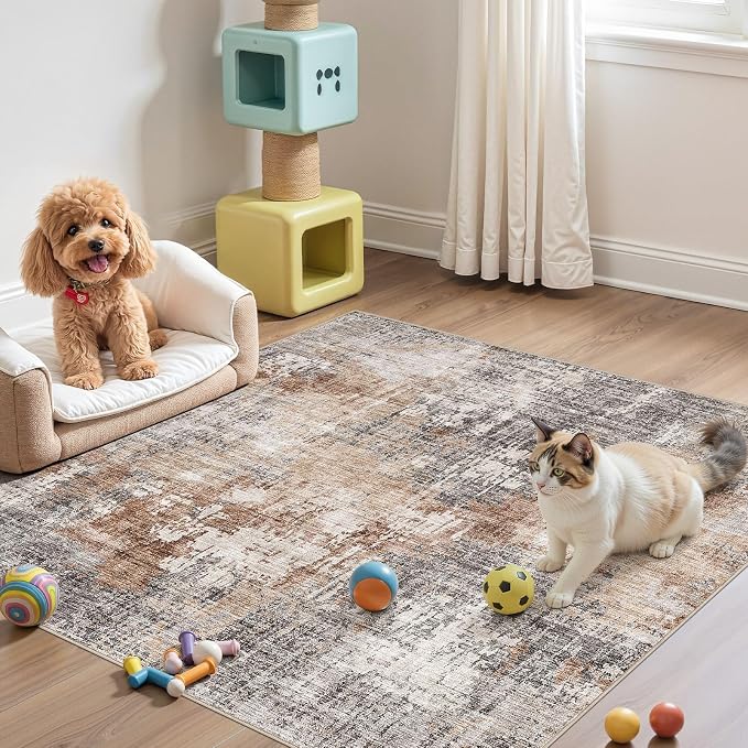 DMOYEST Square Area Rug Living Room Rugs - Image 3