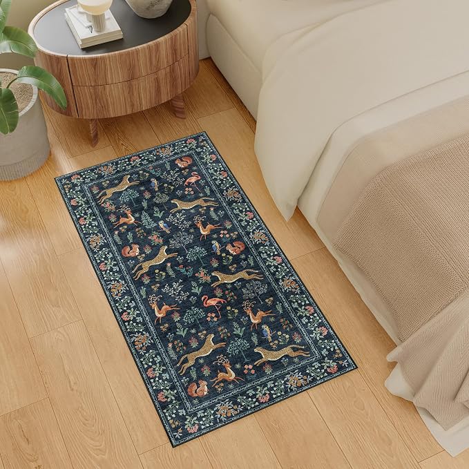 DUKINO 2x4 Rug for Hallway, Washable Kitchen Runner Rug - Image 4