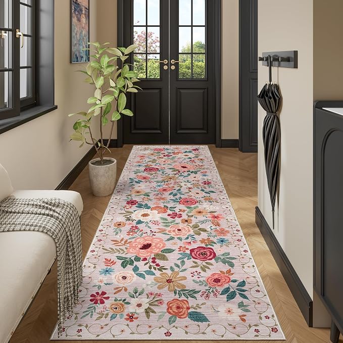 DUKINO 2x10 Runner Rug for Hallway, Washable Kitchen Runner Rug - Image 5