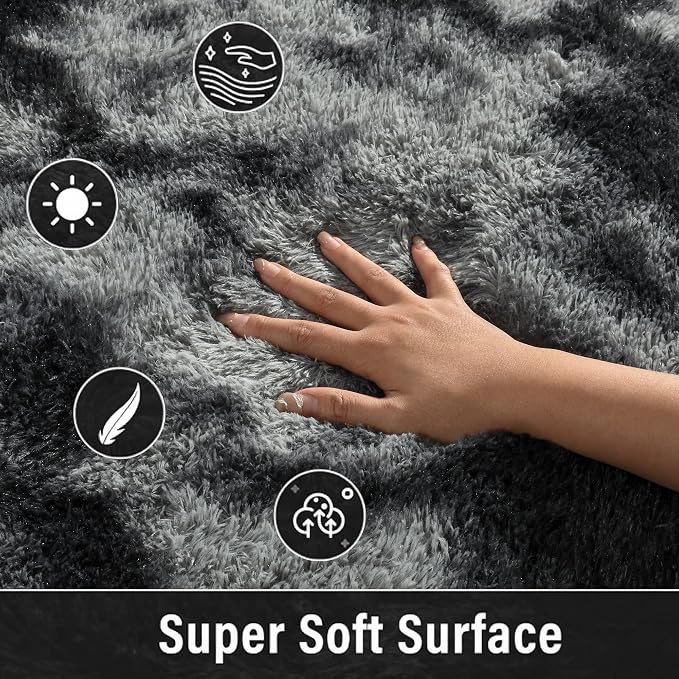 Merelax Soft Area Rugs for Livingroom Bedroom, Shaggy Plush Fuzzy Fluffy Carpet - Image 4