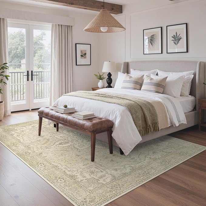 GENIMO 8X10 Washable Vintage Area Rugs - Image 8