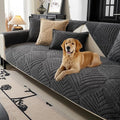 Sectional Couch Cover, Non-Slip Sofa Cover Plush Warm, Funny Fuzzy Pet Couch by PJLZJFBY