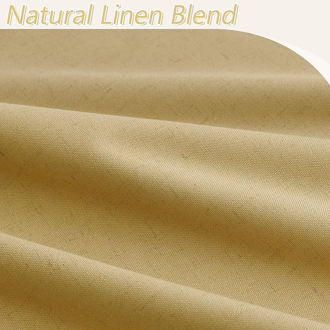 Guken 100% Blackout Curtains 72 Inch Length 2 Panels Set - Image 3