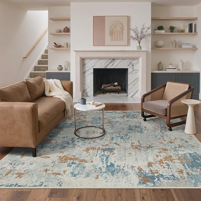 BEIMO Area Rugs 6x9 for Living Room Bedroom, Modern Abstract Machine Washable - Image 2
