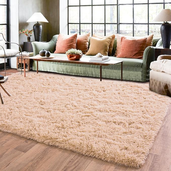Rugs for Living Room 10x14, Soft Shaggy Modern Shag Area Rug for Bedroom - Image 7