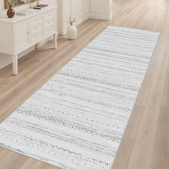 cotiled Hallway 2.6x8 Runner Rugs: Washable Boho Rugs - Image 7