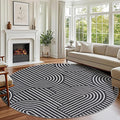 ROYHOME Washable Rug 6ft Area Rugs by ROYHOME