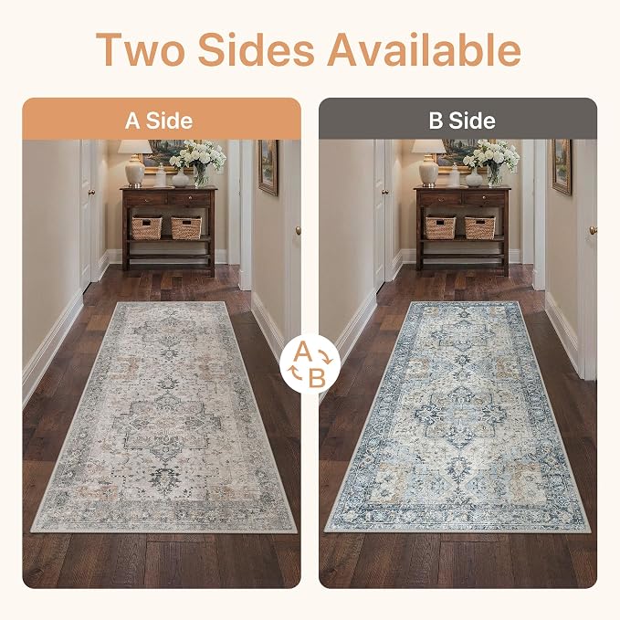 GENIMO 2.5x6 Reversible Runner Rugs - Image 2
