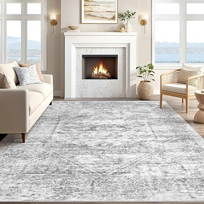 Vintage Living Room Area Rug 9x12 - Image 5