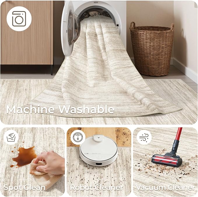 2x6 Runner Rug Non Slip for Entryway, Washable Runners for Kitchen, Soft Thin - Image 8