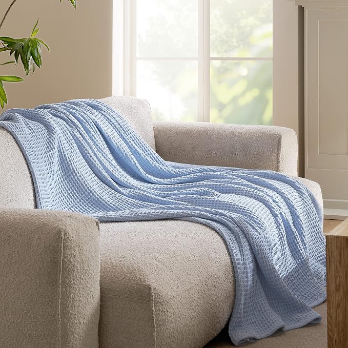 Bedsure Gentlesoft 100% Cotton Blanket Twin XL Size - Image 3