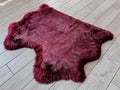 Free Shape Luxury Soft Fluffy Shag Area Rug Double Side by Side 3'x4', 90x120cm by LAMBZYRUGS