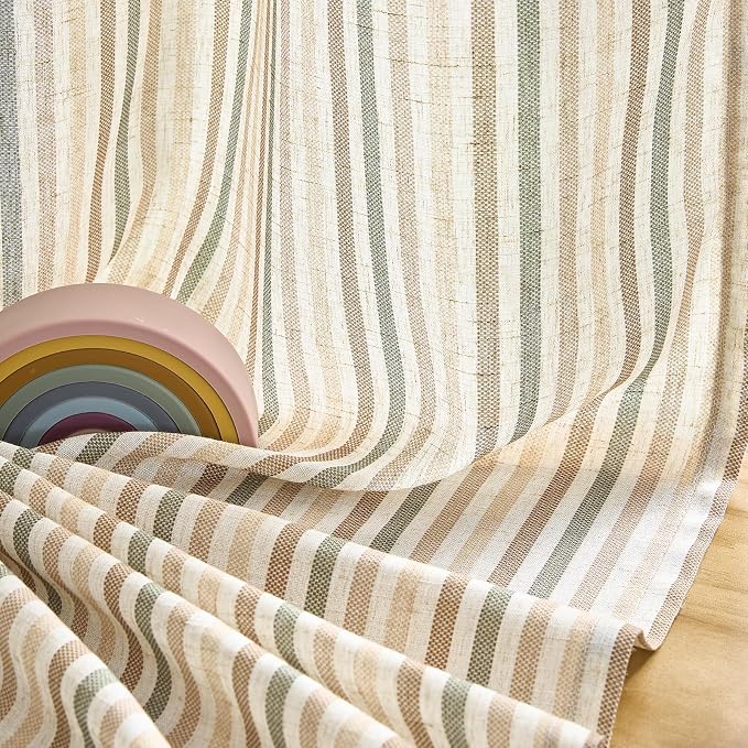jinchan Colorful Linen Curtains - Image 5