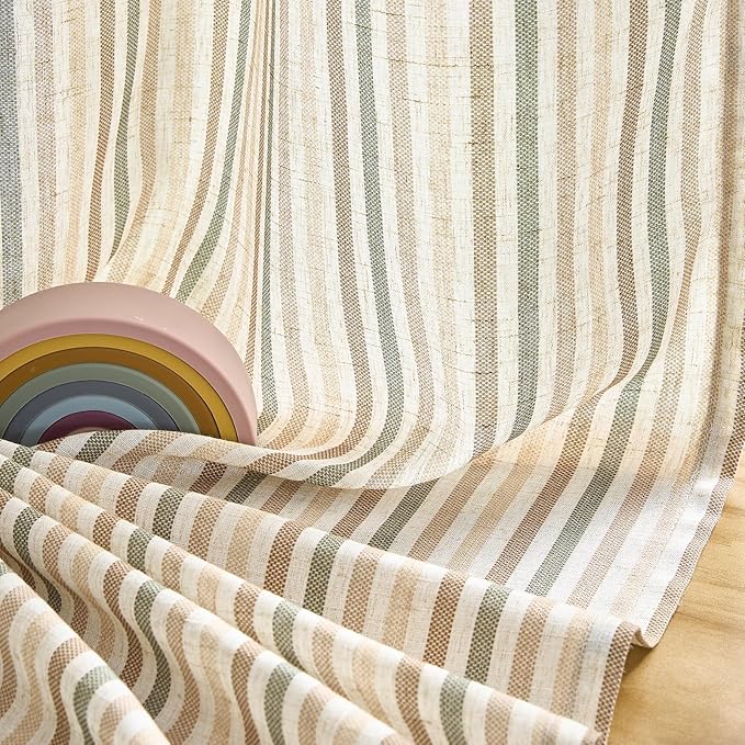 jinchan Colorful Linen Curtains - Image 5