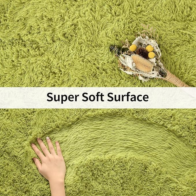 Merelax Soft Modern Indoor Large Shaggy Rug - Image 6