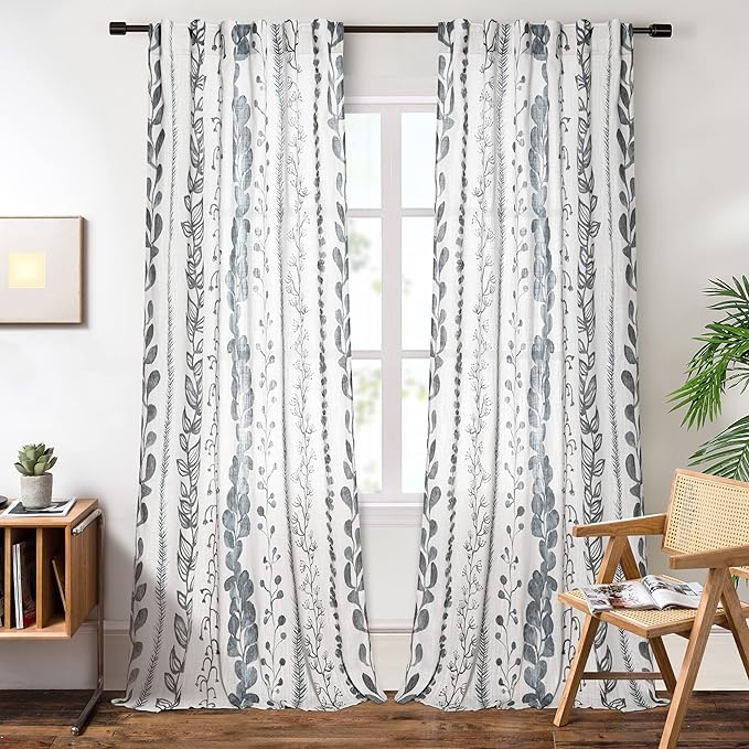 MEETSKY Boho Curtains 108 Inches Length - Image 2