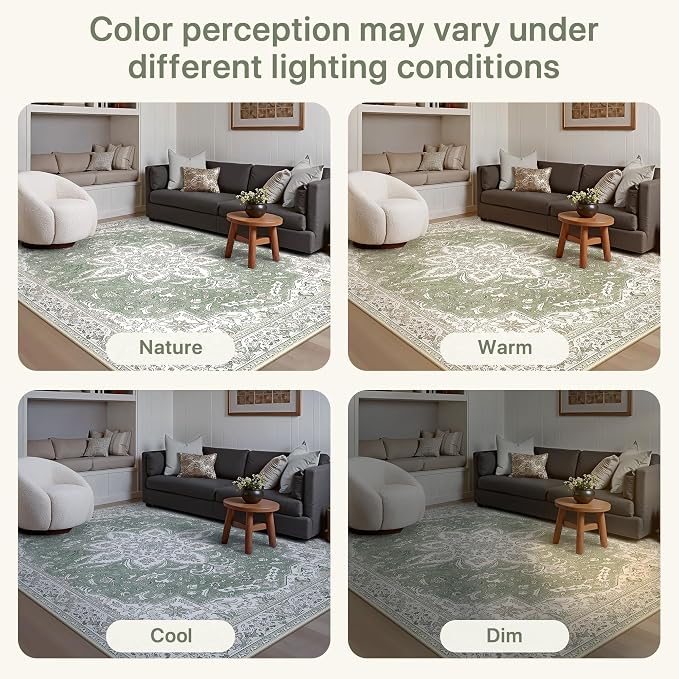 GENIMO 2'6''x8 Washable Vintage Runner Rug - Image 8