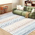 Miukiki 5x7 Area Rug for Living Room Moroccan Washable Rugs Non Slip Indoor by Miukiki