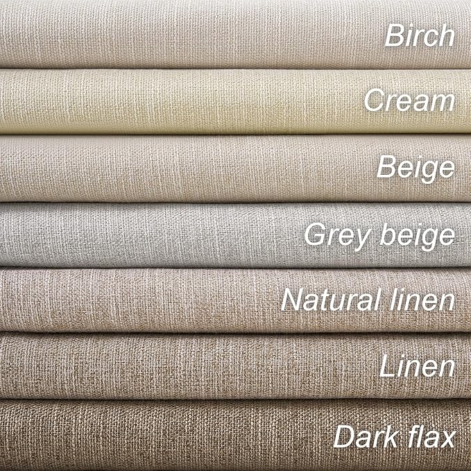 Topfinel Beige White 100% Blackout Curtains 72 Inches Long 2 Panels - Image 7