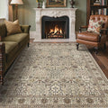 Bavni Washable Rugs 6x9-Machine Washable Rug Lightweight Low Pile, Vintage by BAVNI