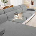 MAXIJIN Couch Cushion Covers for Sectional Sofa, Stretch Sofa Cushion Cover by MAXIJIN