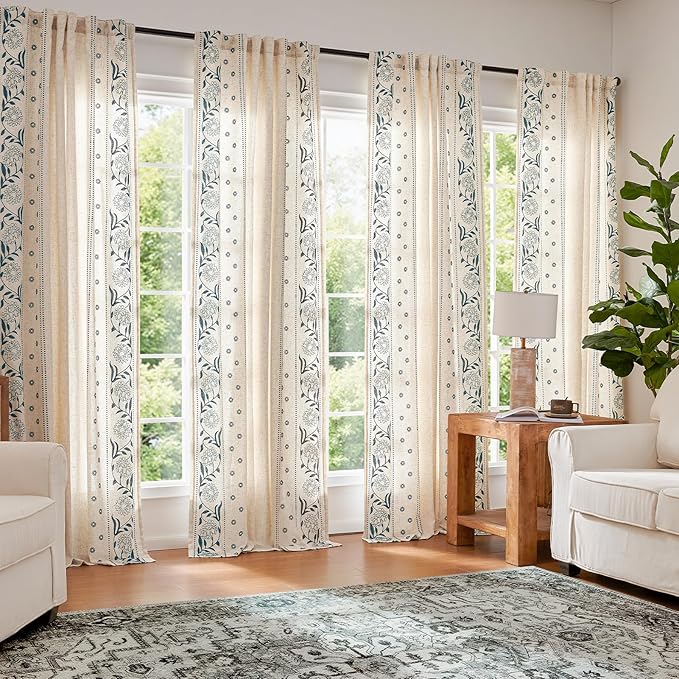 jinchan Winslow Lined Linen Curtains - Image 3