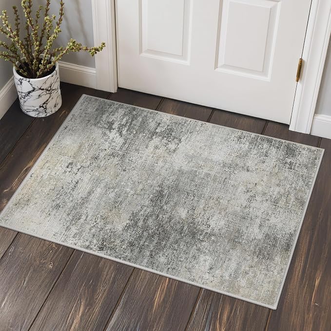 GENIMO 2x3 Rugs for Entryway Entrance, Modern Machine Washable Rug Ultra Soft by GENIMO